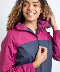 Weird Fish Pink Camelia Recycled Waterproof Jacket -Weird Fish Sales unnamed file 504 scaled