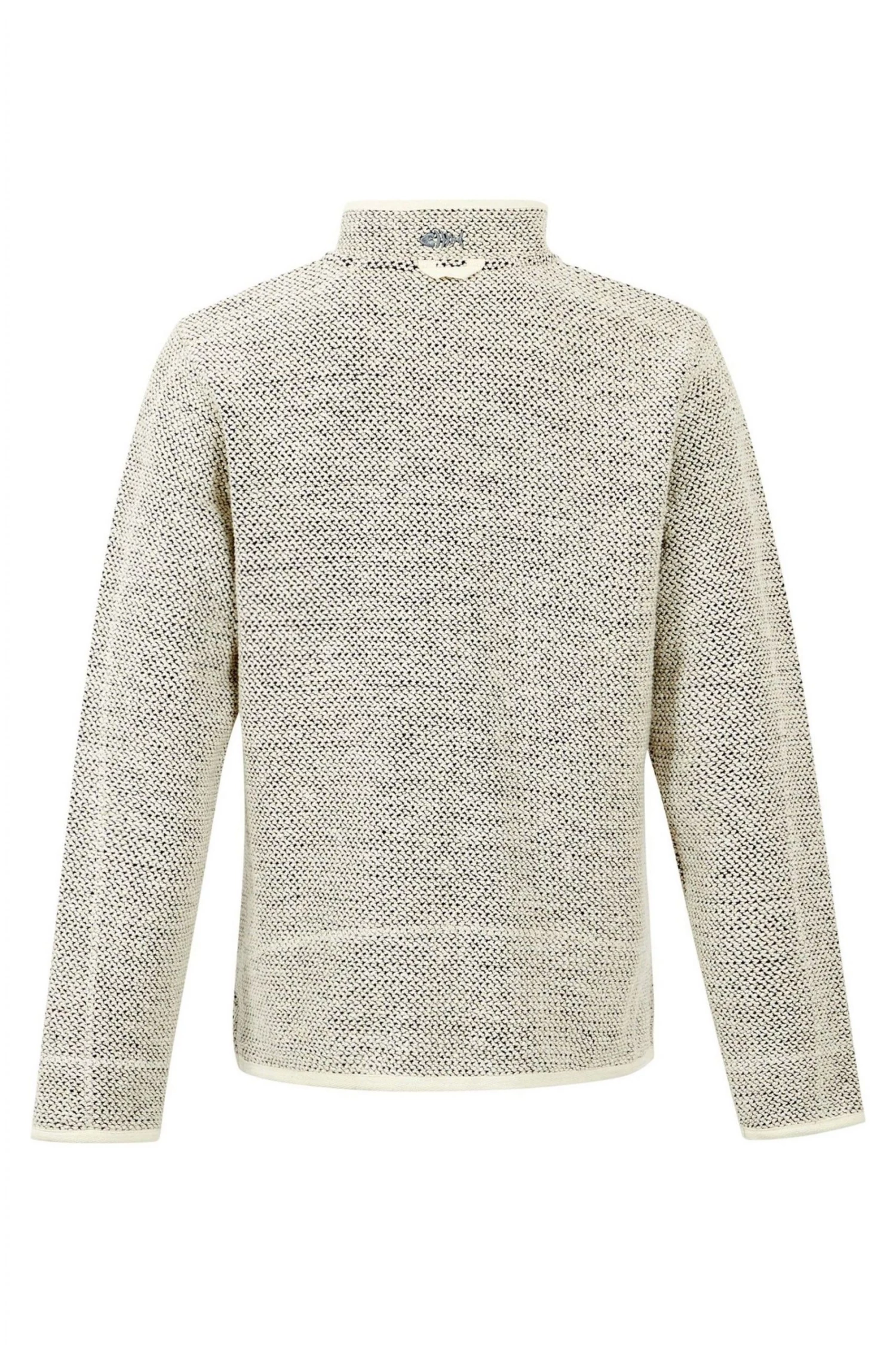 Weird Fish Cream Zip Eco Maraoni Sweatshirt 3 Weird Fish Cream Zip Eco Maraoni Sweatshirt - Image 3