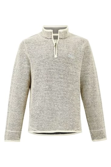 Weird Fish Cream Zip Eco Maraoni Sweatshirt 5 Weird Fish Cream Zip Eco Maraoni Sweatshirt - Image 5