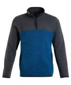 Weird Fish Blue Zip Colourblock Jumper -Weird Fish Sales unnamed file 517