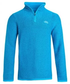 Weird Fish Blue Stern 1/4 Zip Eco Maraoni Sweatshirt -Weird Fish Sales unnamed file 527 scaled