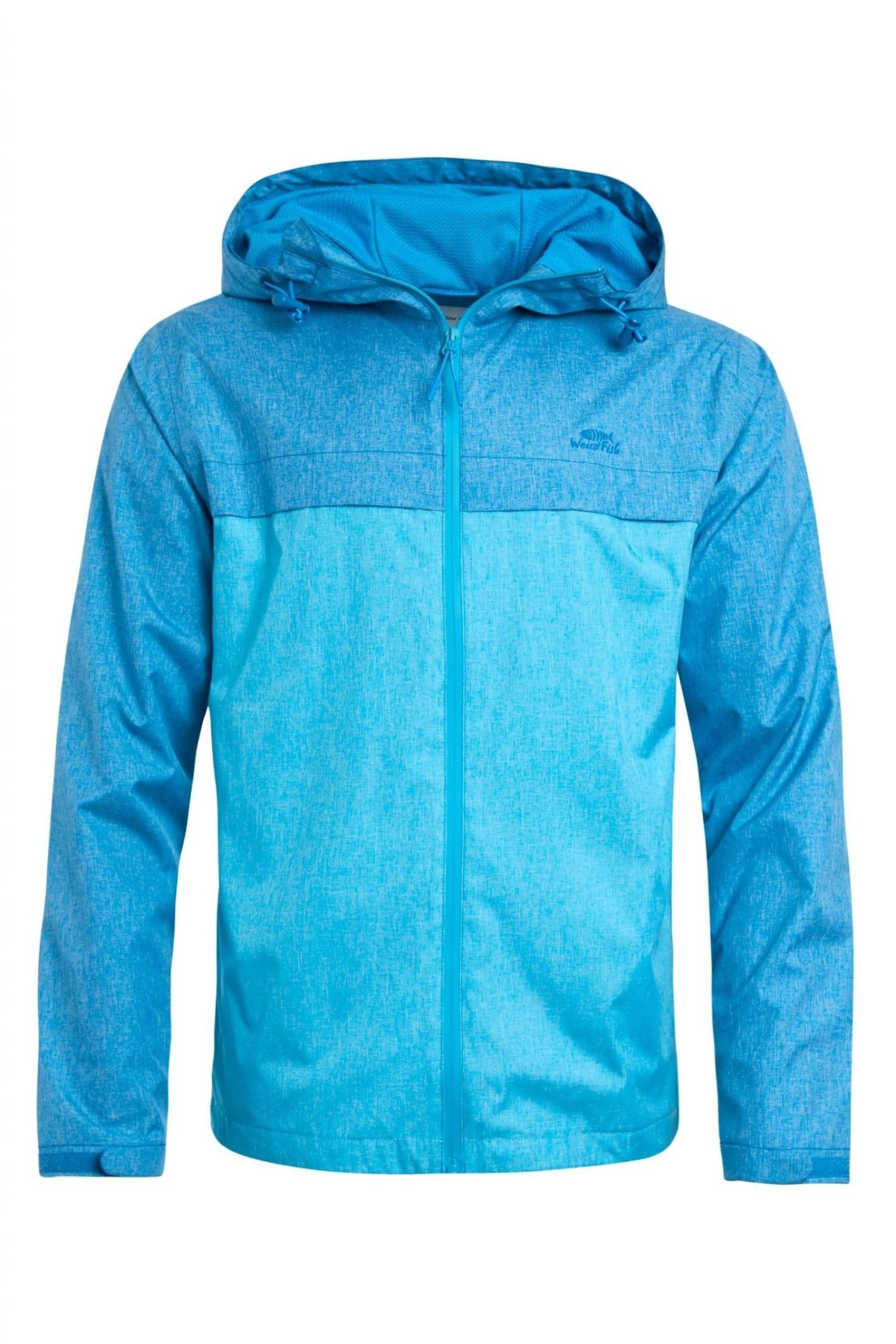 Weird Fish Blue Recycled Waterproof Jacket 4 Weird Fish Blue Recycled Waterproof Jacket - Image 4