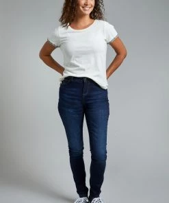 Weird Fish Rini Organic Cotton Slim Fit Jeans - Long Leg