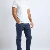 Weird Fish Blue Fullerton Organic Cotton Multi-Pocket Jeans