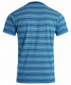 Weird Fish Blue Farley Organic Random Stripe Pocket T-Shirt -Weird Fish Sales unnamed file 62 scaled