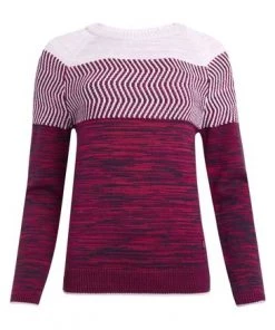 Weird Fish Pink Silves Organic Cotton Fine Knit Jumper -Weird Fish Sales unnamed file 641