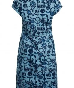 Weird Fish Blue Satso ECOVERO™ Printed Dress -Weird Fish Sales unnamed file 656 scaled