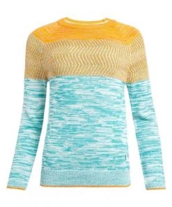 Weird Fish Green Silves Organic Cotton Fine Knit Jumper -Weird Fish Sales unnamed file 686