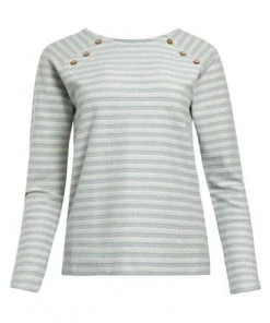 Weird Fish Green Cotton Striped Crew Neck Sweatshirt -Weird Fish Sales unnamed file 722