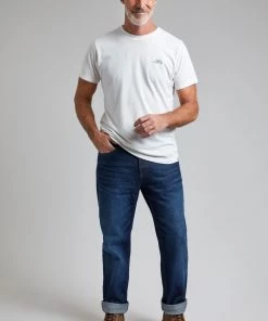 Weird Fish Barrow Organic Cotton Denim Jeans - Regular Leg