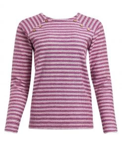 Weird Fish Pink Organic Cotton Striped Crew-Neck Sweatshirt 9 Weird Fish Pink Organic Cotton Striped Crew-Neck Sweatshirt -Weird Fish Sales unnamed file 747 scaled