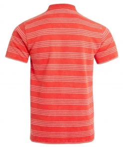 Weird Fish Orange Rothko Vintage Washed Stripe Polo Shirt -Weird Fish Sales unnamed file 752 scaled