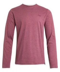 Weird Fish Red Arvin Recycled Organic Long Sleeve T-Shirt -Weird Fish Sales unnamed file 804