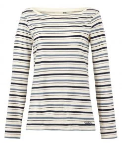 Weird Fish Cream Cotton Striped Long Sleeve T-Shirt -Weird Fish Sales unnamed file 811 scaled