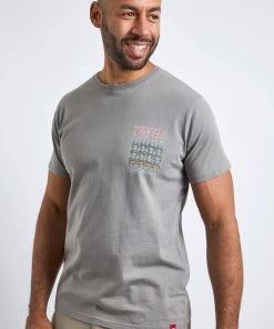 Weird Fish Grey Hey Teacher Organic Cotton Heritage Artist T-Shirt