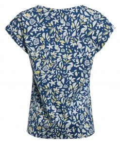 Weird Fish Blue Paw Paw Printed Organic Cotton T-Shirt -Weird Fish Sales unnamed file 83 scaled