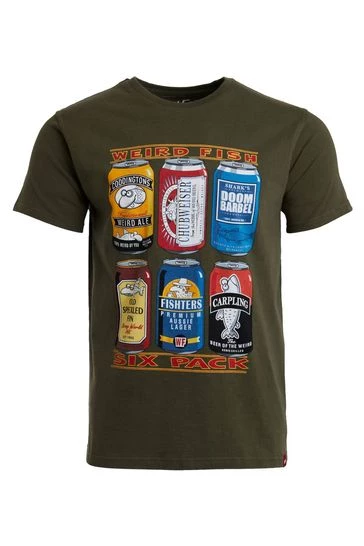 Weird Fish Green Organic Cotton Heritage Artist Beer T-Shirt 6 Weird Fish Green Organic Cotton Heritage Artist Beer T-Shirt - Image 6