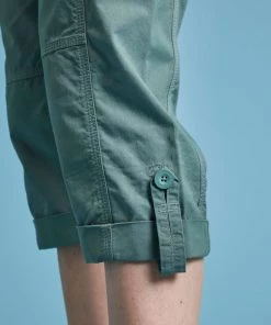 Weird Fish Salena Green Organic Cotton 3/4 Length Trousers -Weird Fish Sales unnamed file 834 scaled