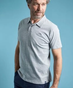 Weird Fish Grey Jetstream Recycled Organic Polo Shirt