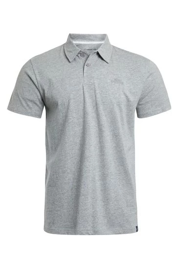 Weird Fish Grey Jetstream Recycled Organic Polo Shirt 4 Weird Fish Grey Jetstream Recycled Organic Polo Shirt - Image 4