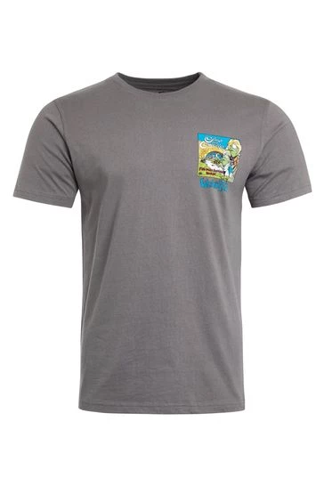Weird Fish Grey Water Organic Cotton Artist T-Shirt 6 Weird Fish Grey Water Organic Cotton Artist T-Shirt - Image 6