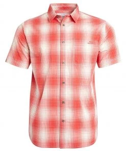 Weird Fish Orange Cotton Slub Short Sleeve Check Shirt 7 Weird Fish Orange Cotton Slub Short Sleeve Check Shirt -Weird Fish Sales unnamed file 880 scaled