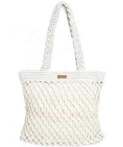 Weird Fish Cream Conzumel Crochet Tote Bag -Weird Fish Sales unnamed file 888