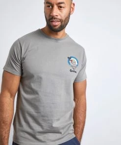 Weird Fish Grey Cod-Roe-Phenia Organic Cotton Heritage Artist T-Shirt