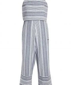 Weird Fish Blue Otavia Organic Cotton Striped Jumpsuit -Weird Fish Sales unnamed file 892 scaled