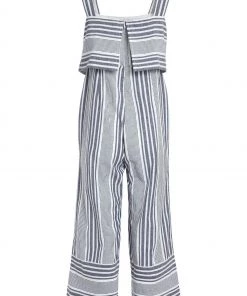 Weird Fish Blue Otavia Organic Cotton Striped Jumpsuit -Weird Fish Sales unnamed file 893 scaled