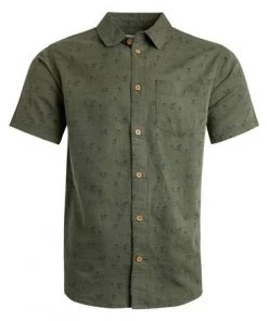 Weird Fish Green Hoy Short Sleeve Linen Rich Shirt 5 Weird Fish Green Hoy Short Sleeve Linen Rich Shirt -Weird Fish Sales unnamed file 897