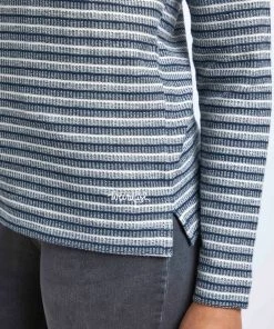 Weird Fish Blue Cotton Striped Crew Neck Sweatshirt -Weird Fish Sales unnamed file 907 scaled