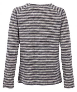 Weird Fish Blue Cotton Striped Crew Neck Sweatshirt -Weird Fish Sales unnamed file 909 scaled