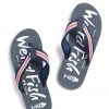 Weird Fish Grey Waterford Printed Flip Flops