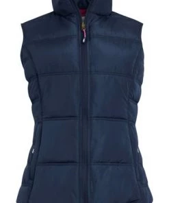 Weird Fish Blue Rena Recycled Lightweight Padded Gilet -Weird Fish Sales unnamed file 938
