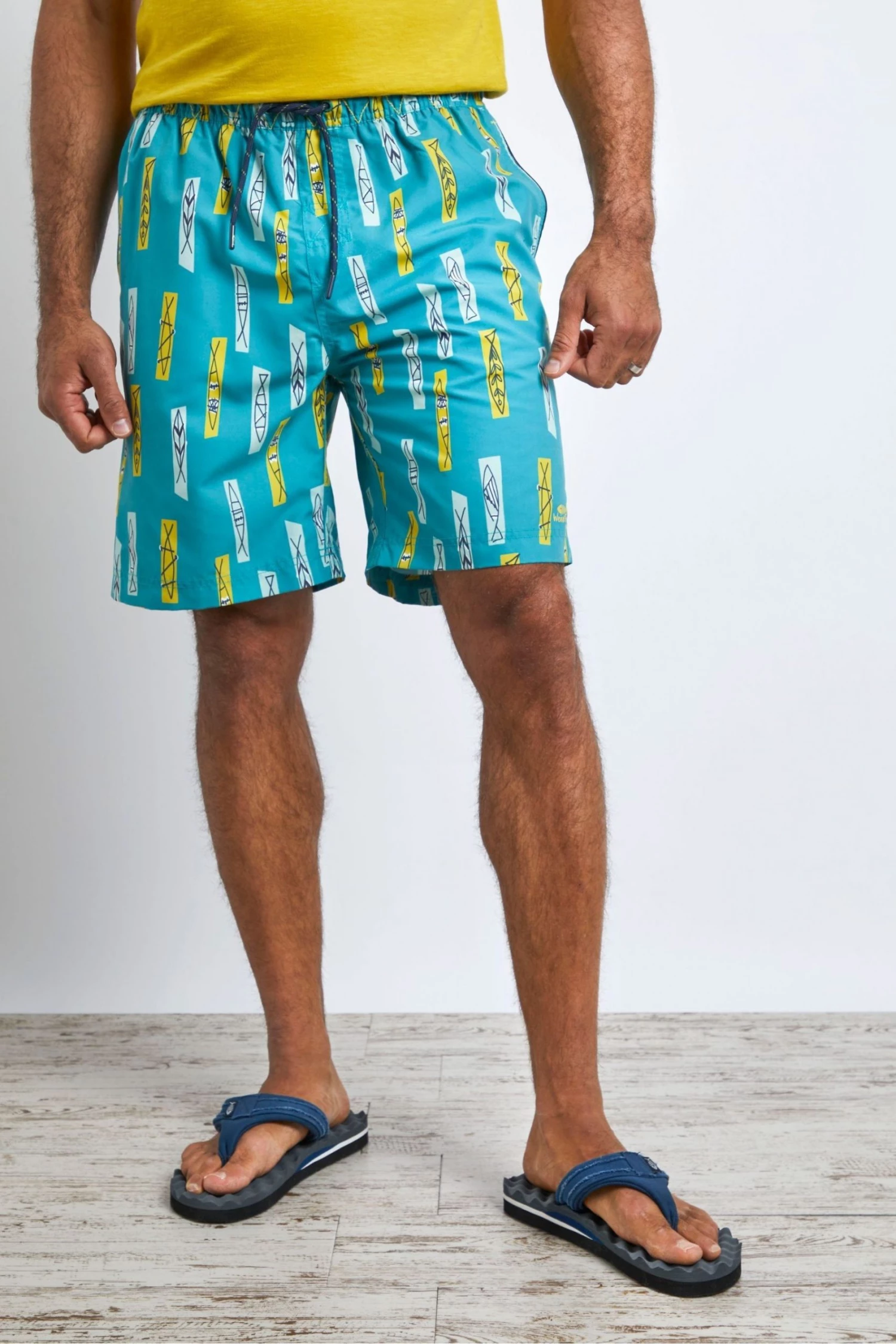 Weird Fish Green Marina Printed Board Shorts 1 Weird Fish Green Marina Printed Board Shorts