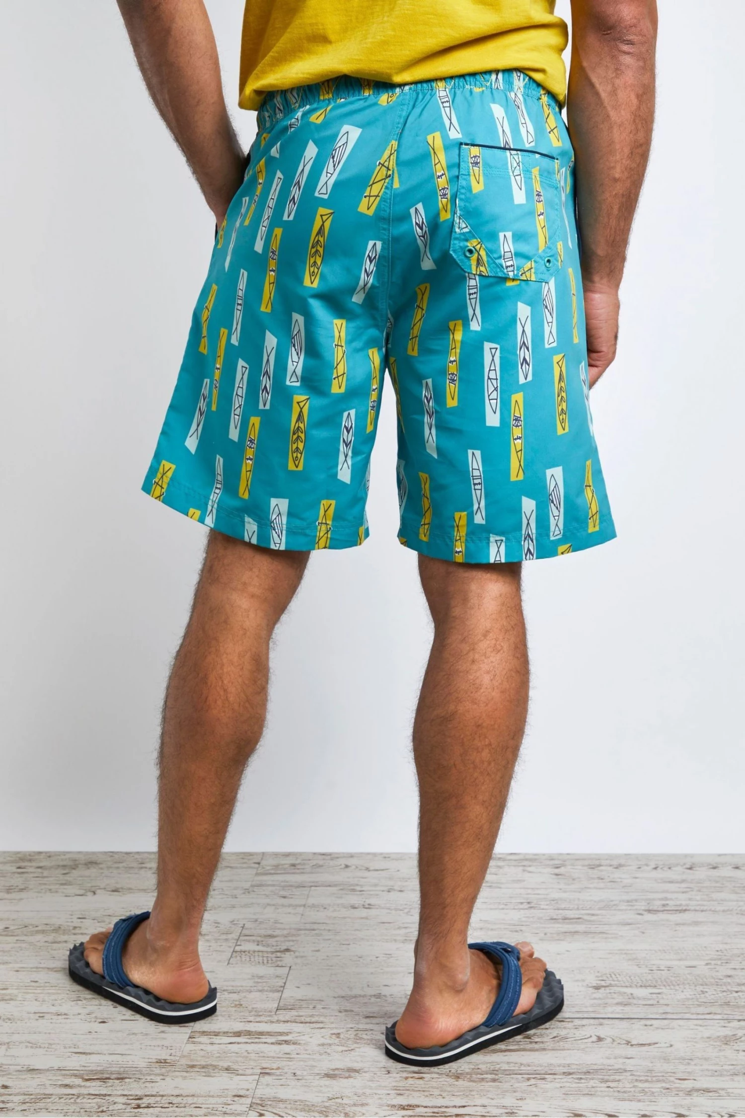 Weird Fish Green Marina Printed Board Shorts 2 Weird Fish Green Marina Printed Board Shorts - Image 2