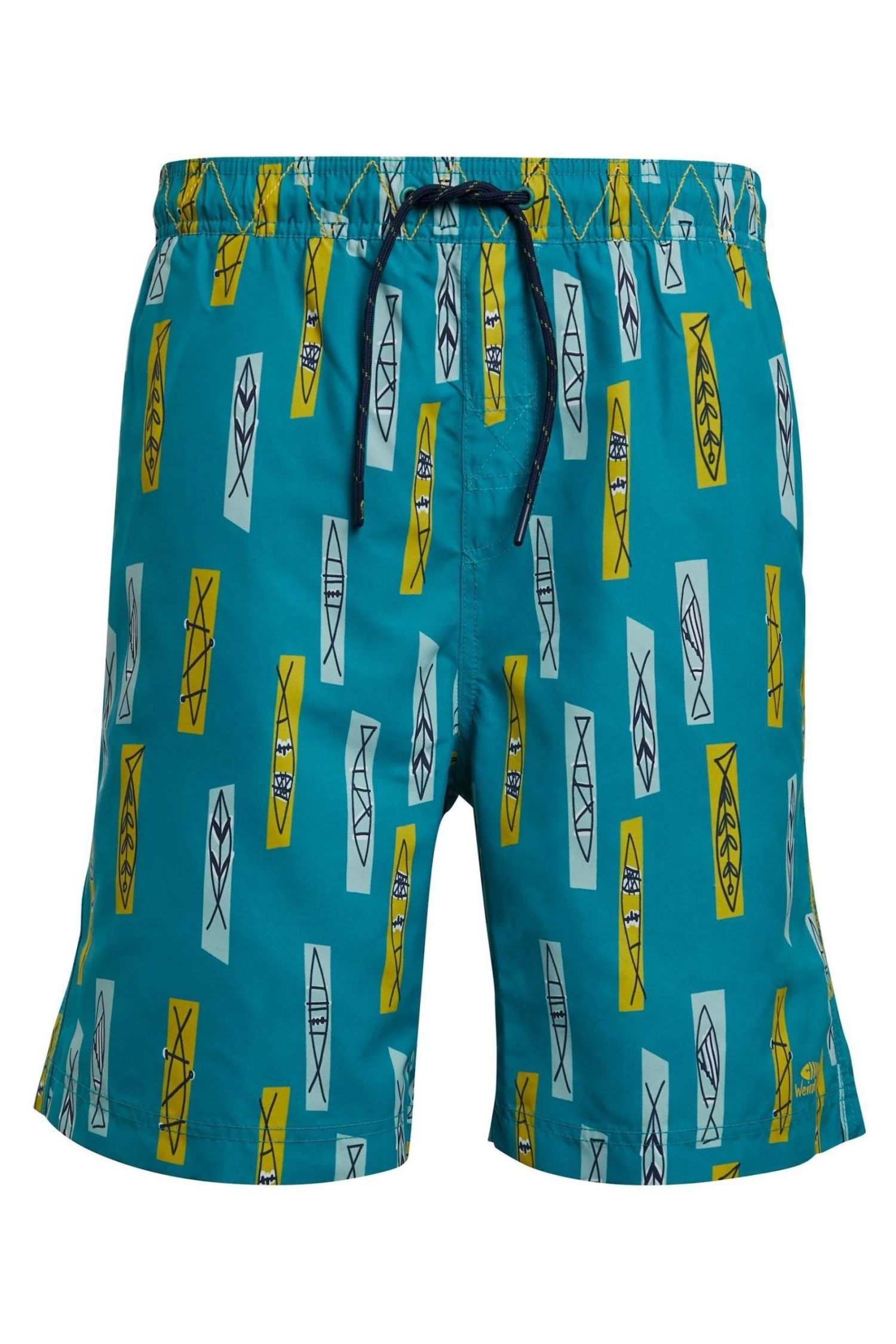 Weird Fish Green Marina Printed Board Shorts 6 Weird Fish Green Marina Printed Board Shorts - Image 6