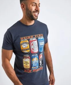 Weird Fish Blue Organic Cotton Heritage Artist T-Shirts Six-Pack