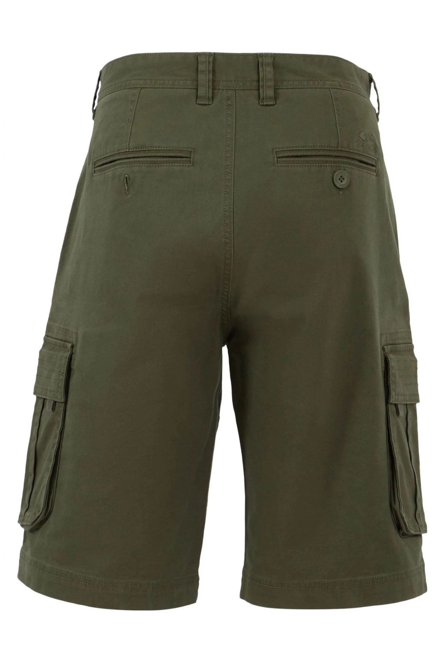 Weird Fish Green Rigney Organic Cotton Cargo Shorts 4 Weird Fish Green Rigney Organic Cotton Cargo Shorts - Image 4